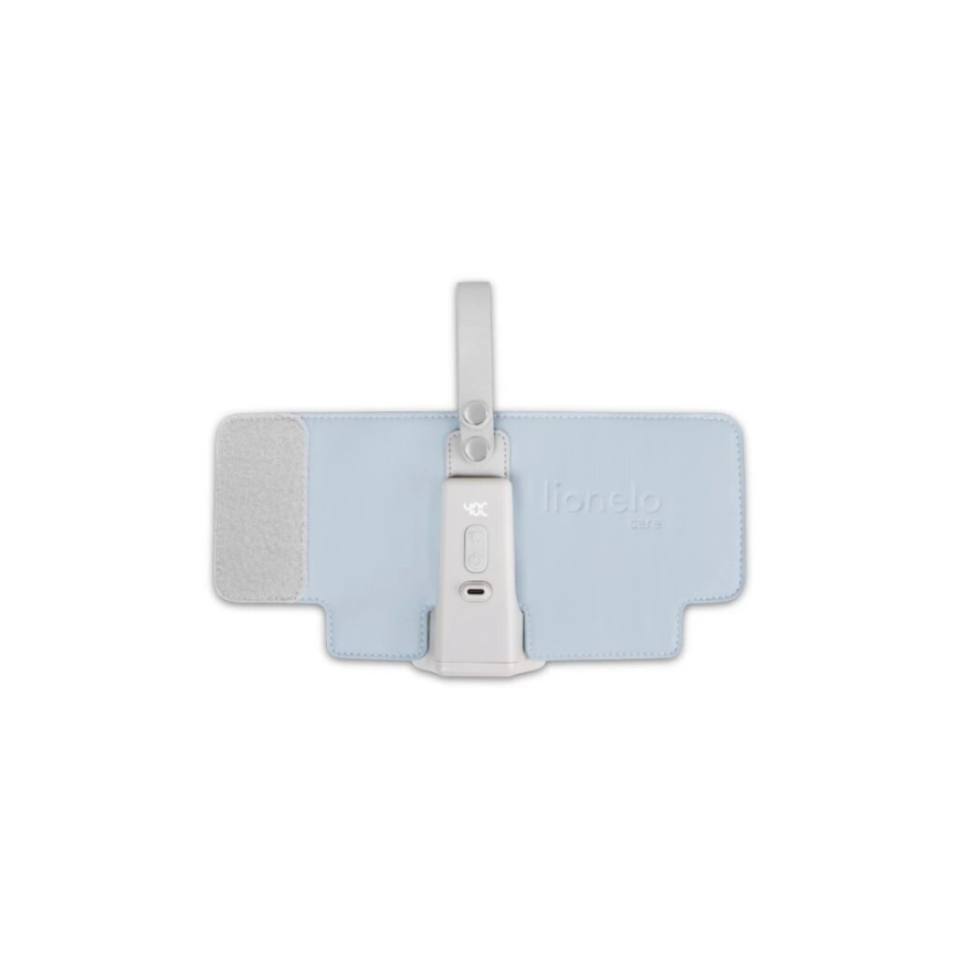 Lionelo - Oplaadbare flesverwarmer THERMUP GO PLUS 10W/5V blauw/grijs
