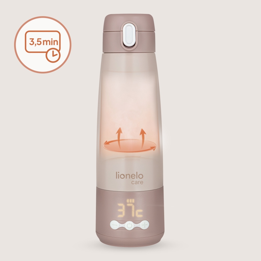 Lionelo - Oplaadbare melkverwarmer THERMUP 55W/5V