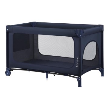 Lionelo - Opvouwbaar reisbed JASMIN EASY FOLD Marineblauw