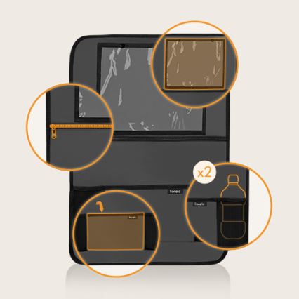 Lionelo - Organizer voor in de auto SEAT ORGANIZER Grijs
