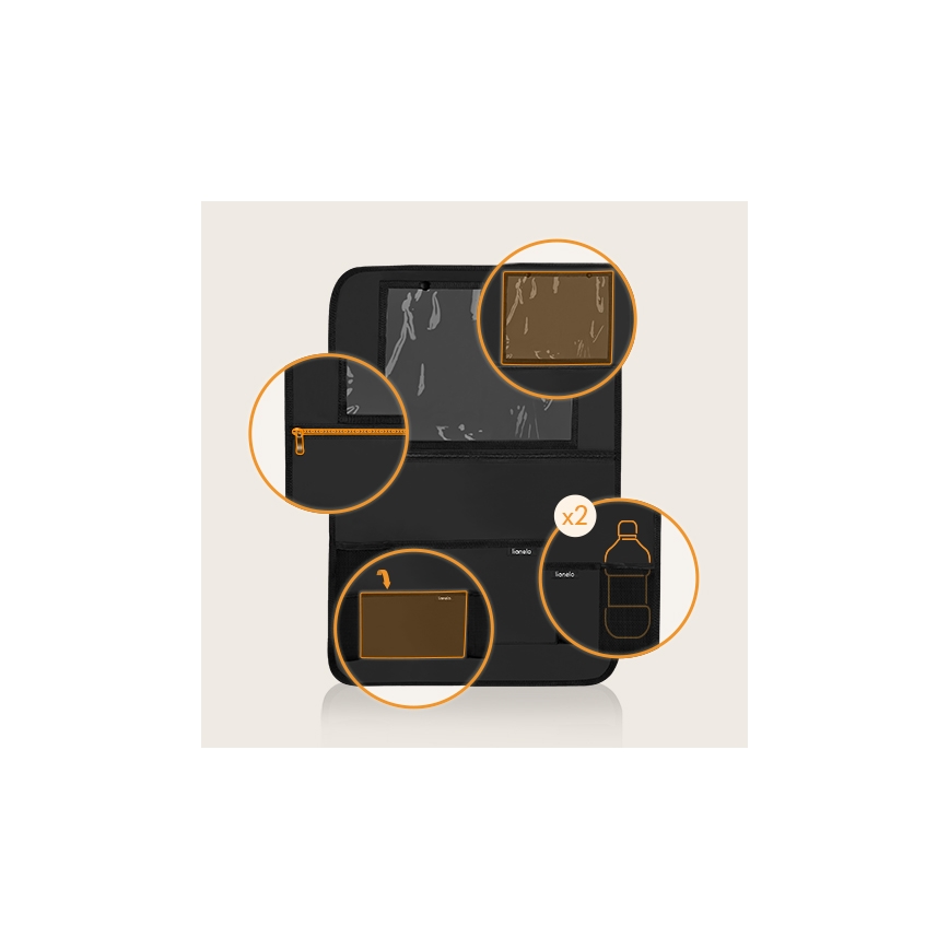 Lionelo - Organizer voor in de auto SEAT ORGANIZER Zwart