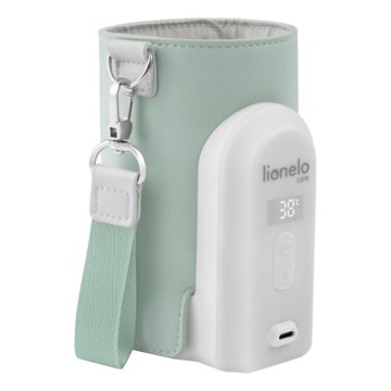 Lionelo - Rechargeable bottle warmer THERMUP GO EVO 18W/5V groen/wit