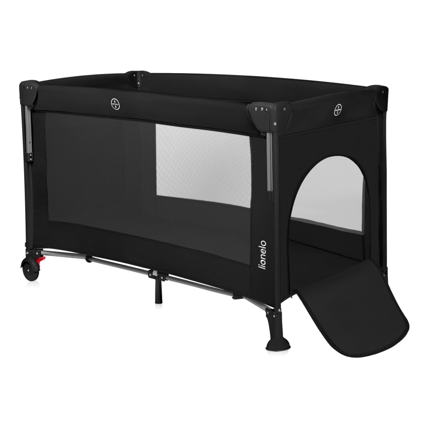 Lionelo - Reisbed 3-in-1 ELLEN Black Carbon