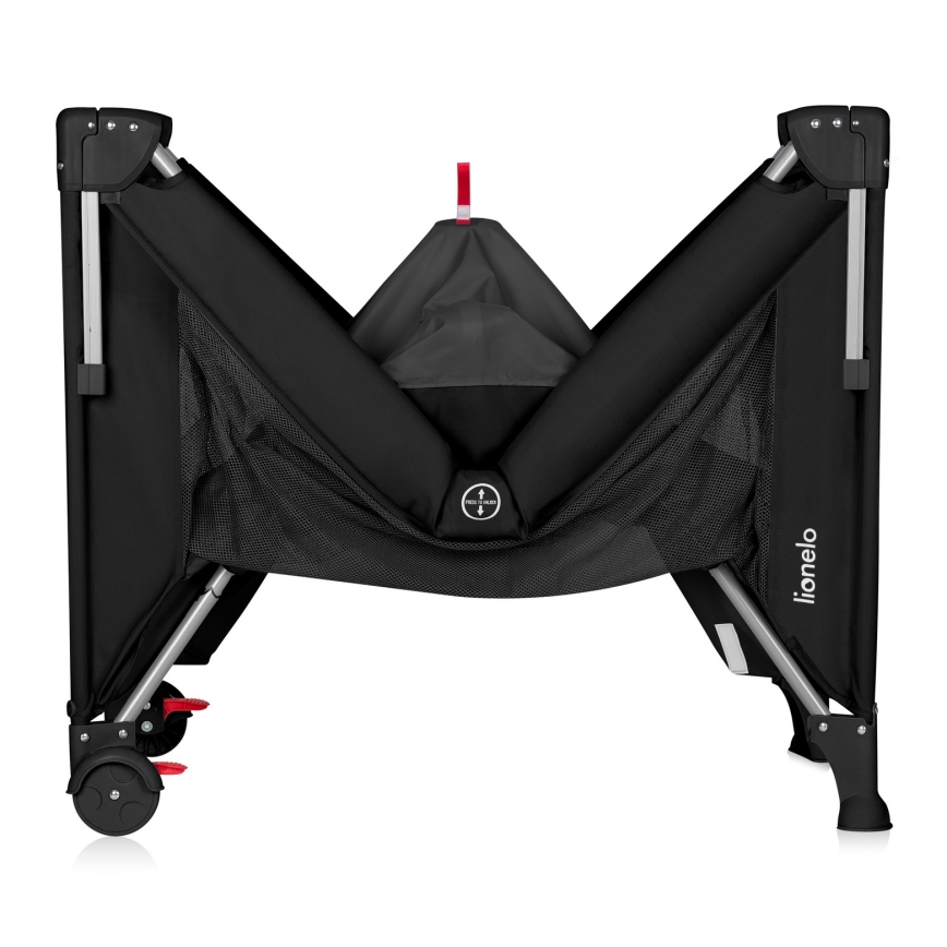 Lionelo - Reisbed 3-in-1 ELLEN Black Carbon