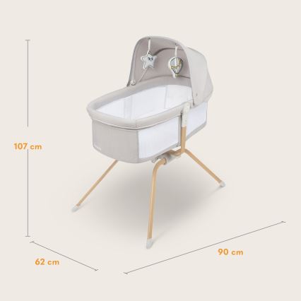 Lionelo - Reisbed 3-in-1 MALIN EVO Beige Naturel