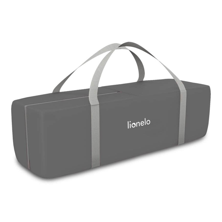 Lionelo - Reisbed FLOWER Grijs Scandi