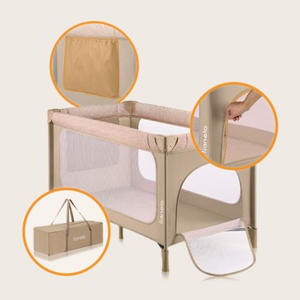 Lionelo - Reisbed JASMIN EASY FOLD Beige Sand