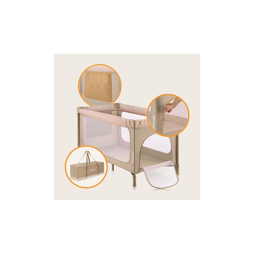 Lionelo - Reisbed JASMIN EASY FOLD Beige Sand