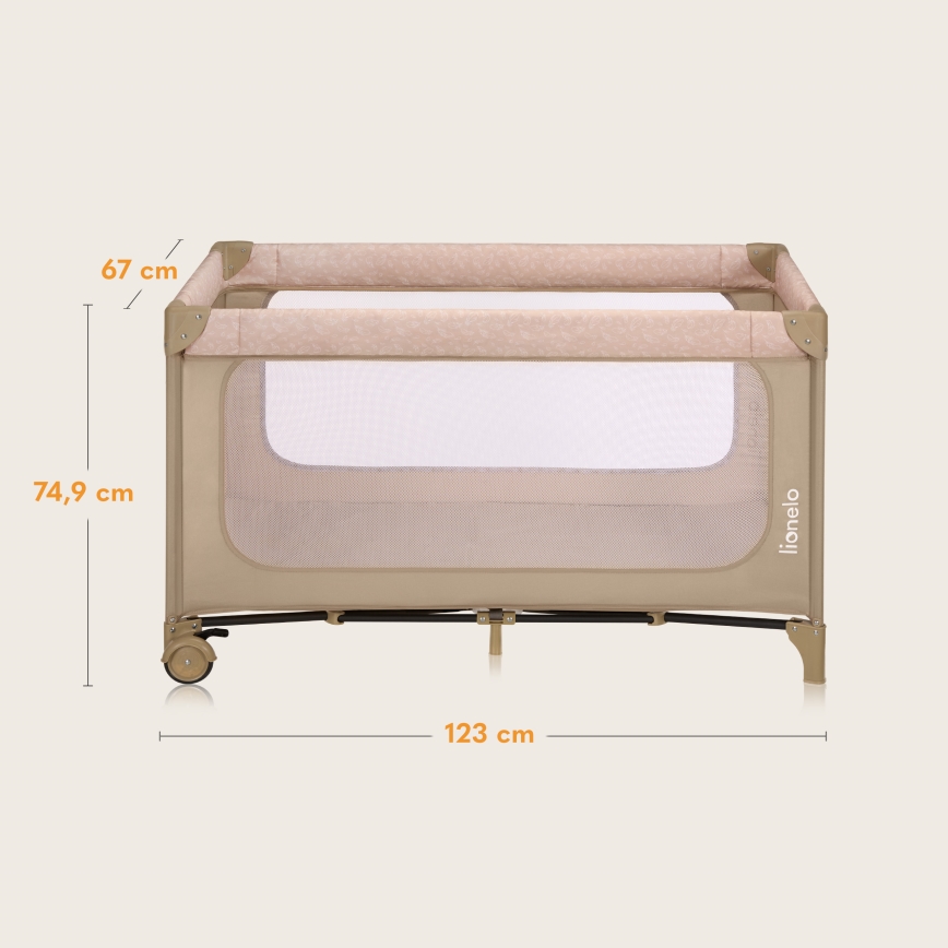 Lionelo - Reisbed JASMIN EASY FOLD Beige Sand