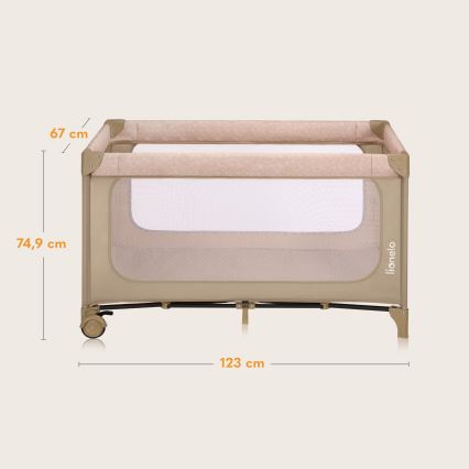 Lionelo - Reisbed JASMIN EASY FOLD Beige zand