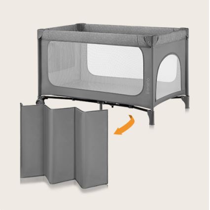 Lionelo - Reisbed JASMIN EASY FOLD Grey Stone