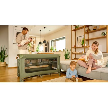 Lionelo - Reisbed JASMIN EASY FOLD Groen Olijf