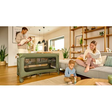 Lionelo - Reisbed JASMIN EASY FOLD Groen Olijf