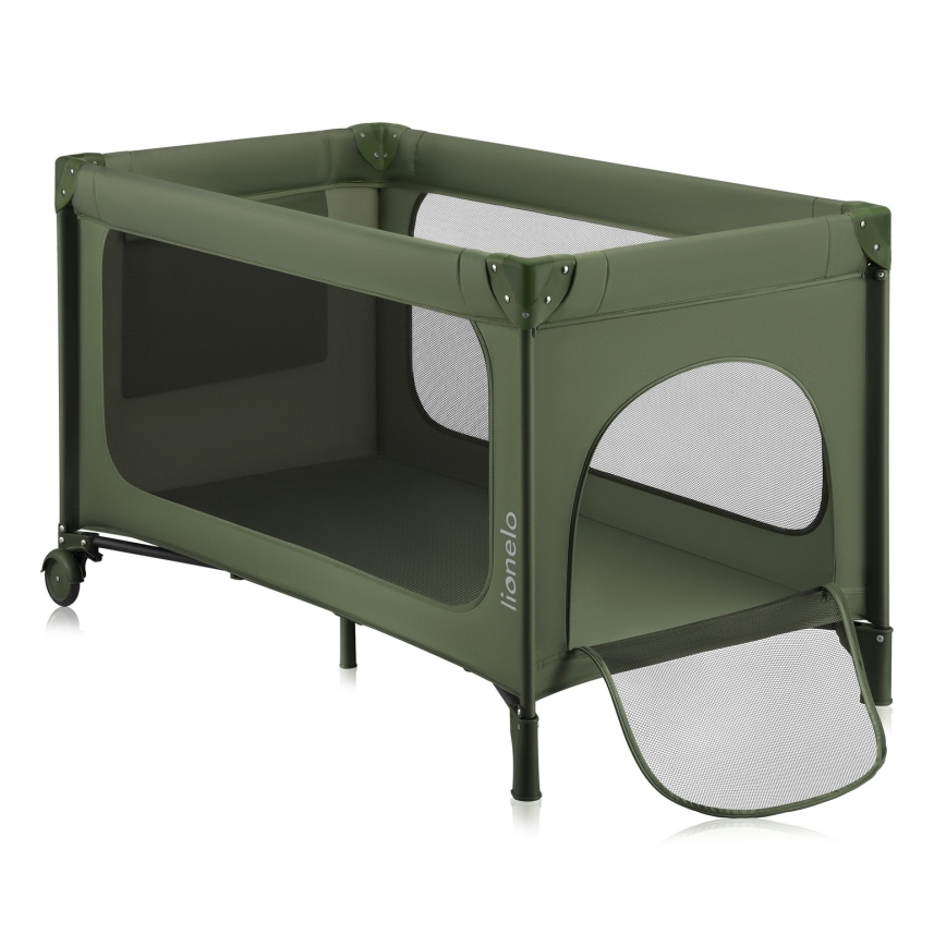 Lionelo - Reisbed JASMIN EASY FOLD Groen Olijf