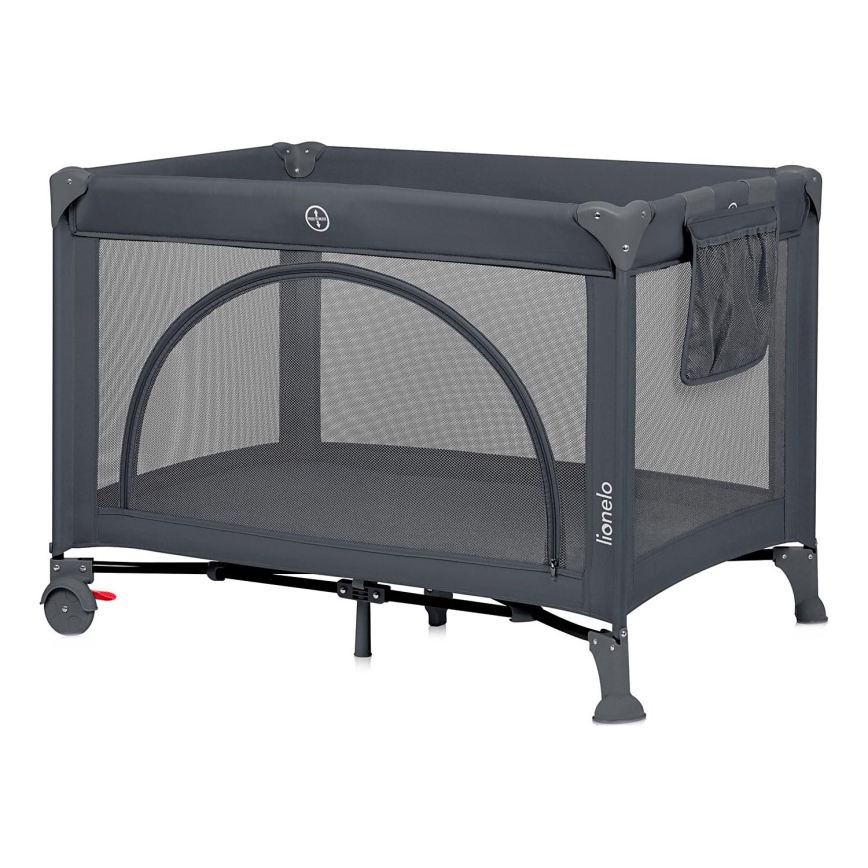 Lionelo - Reisbed LAURA Betongrijs