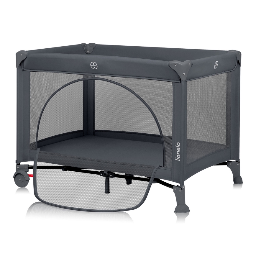 Lionelo - Reisbed LAURA Betongrijs