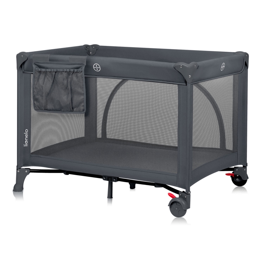 Lionelo - Reisbed LAURA Betongrijs