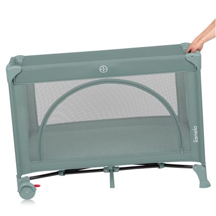 Lionelo - Reisbed LAURA Saliegroen