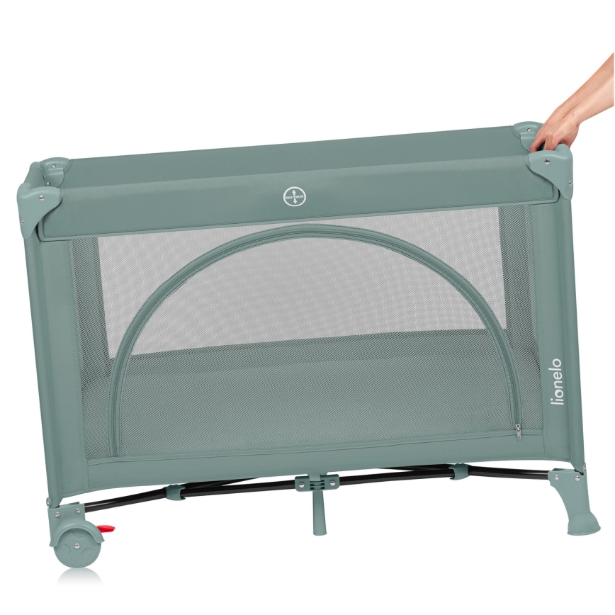 Lionelo - Reisbed LAURA Saliegroen