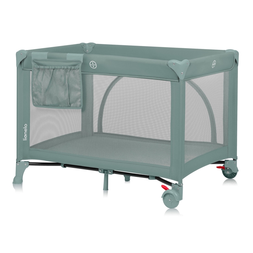 Lionelo - Reisbed LAURA Saliegroen