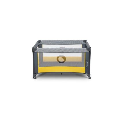 Lionelo - Reisbed STEFI grijs/geel