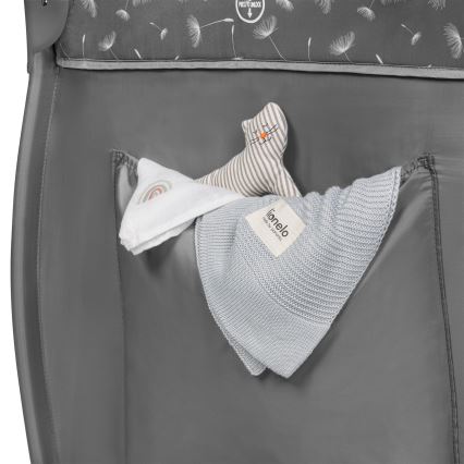 Lionelo - Reisbed STEFI PLUS Grijs/Wit