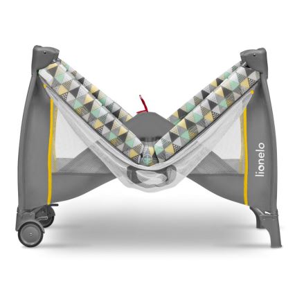 Lionelo - Reisbed SVEN PLUS grijs/geel