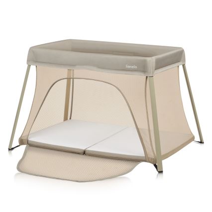 Lionelo - Reisbedje 3-in-1 ALICE Beige/Olijf