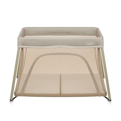 Lionelo - Reisbedje 3-in-1 ALICE Beige/Olijf
