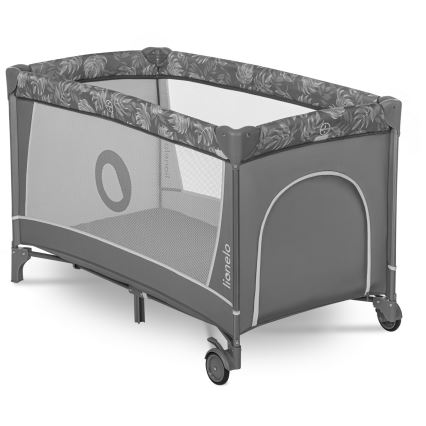 Lionelo - Reisbedje FLOWER Grey Stone