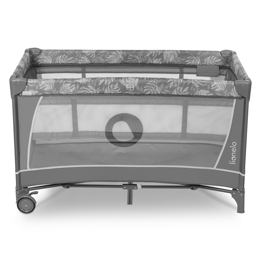 Lionelo - Reisbedje FLOWER Grey Stone