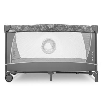 Lionelo - Reisbedje FLOWER Grey Stone