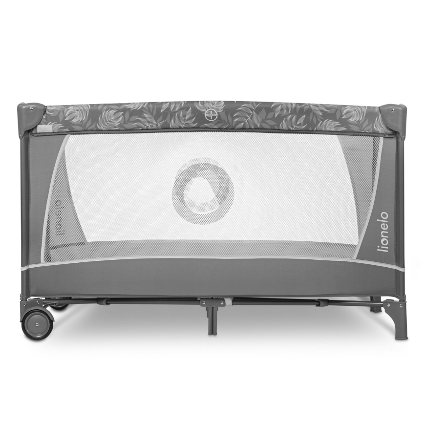 Lionelo - Reisbedje FLOWER Grey Stone