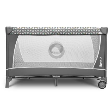 Lionelo - Reisbedje FLOWER Grijs Scandi