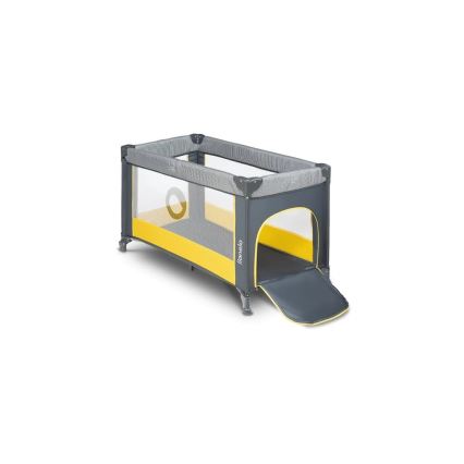 Lionelo - Reisbedje STEFI grijs/geel