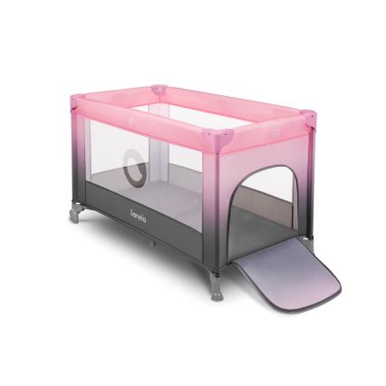 Lionelo - Reisbedje STEFI roze/grijs
