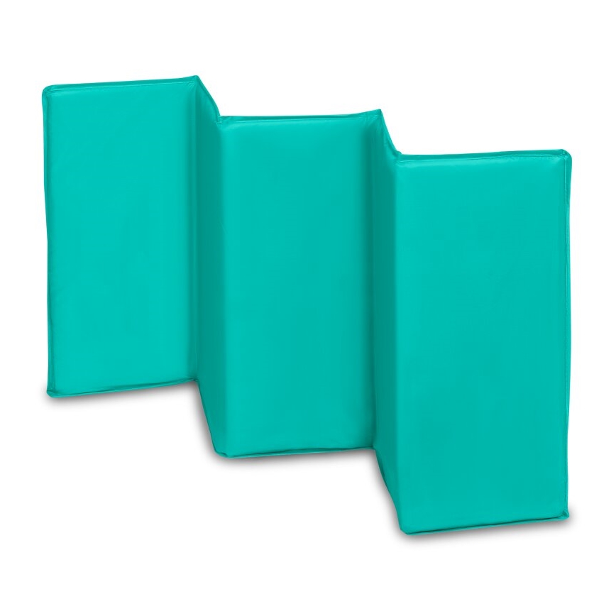 Lionelo - Reisbedje SVEN PLUS grijs/turkoois