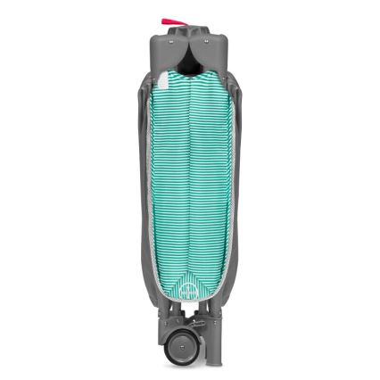 Lionelo - Reisbedje SVEN PLUS grijs/turkoois