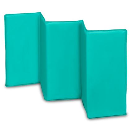 Lionelo - Reisbedje SVEN PLUS grijs/turquoise
