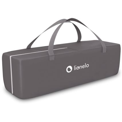 Lionelo - Reisbedje SVEN PLUS grijs/turquoise