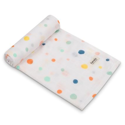 Lionelo - Set van 3 bamboe swaddledoeken BAMBOO SET 70x70 cm Dot