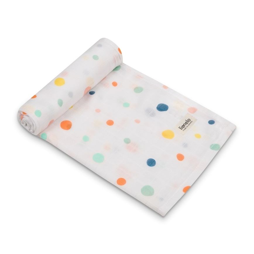 Lionelo - Set van 3 bamboe swaddledoeken BAMBOO SET 70x70 cm Dot