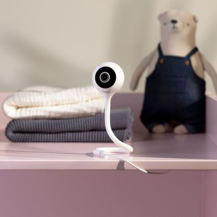 Lionelo - Slimme babyfoon BABYLINE SMART Wi-Fi Wit