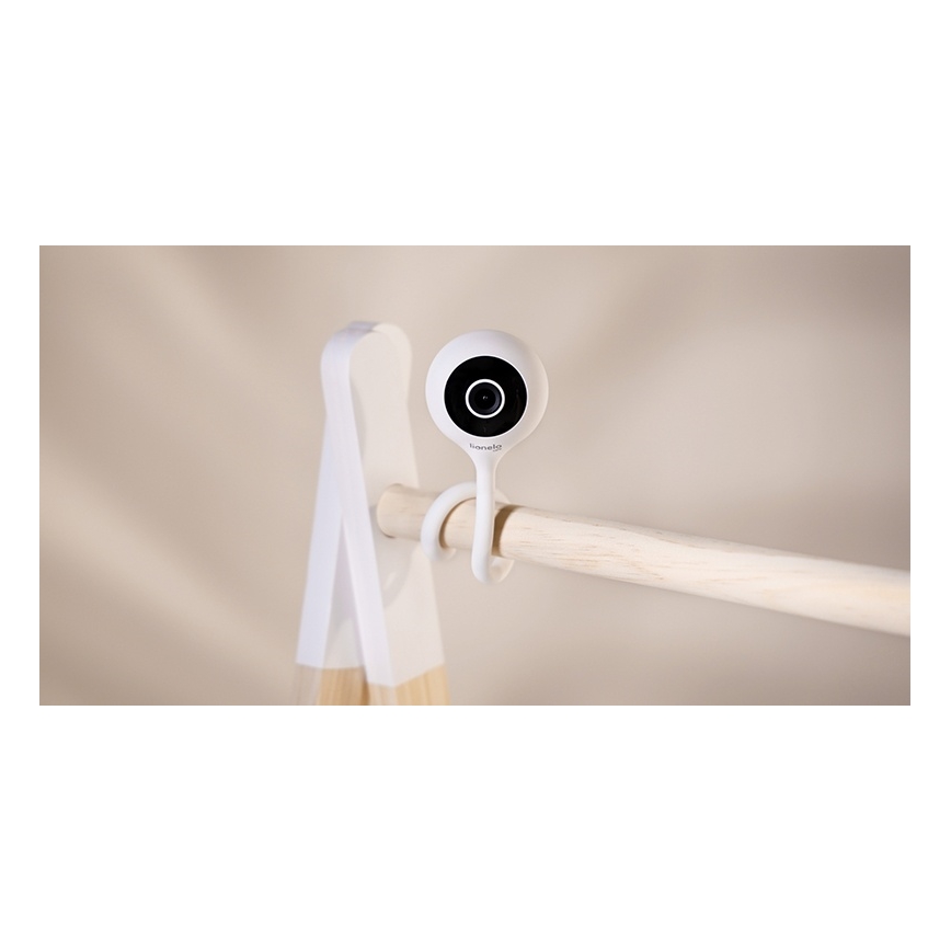 Lionelo - Slimme babyfoon BABYLINE SMART Wi-Fi Wit
