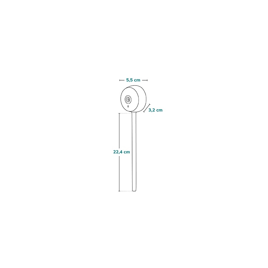 Lionelo - Slimme babyfoon BABYLINE SMART Wi-Fi Wit