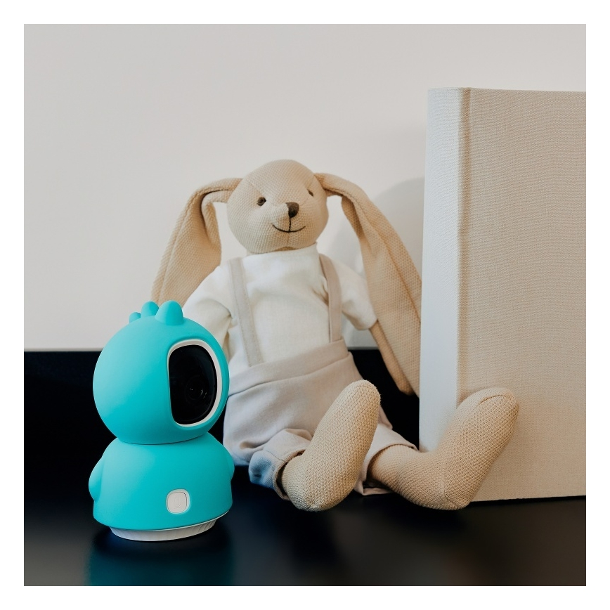 Lionelo - Slimme babyfoon BABYLINE VIEW Wi-Fi 5V Wit