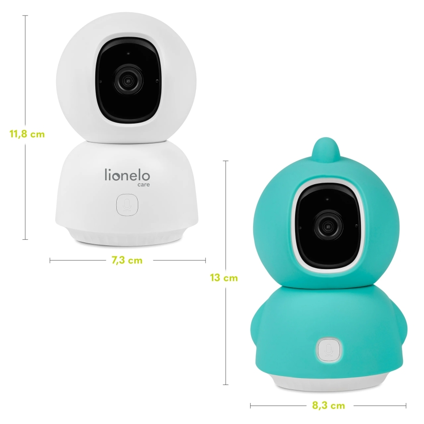 Lionelo - Slimme babyfoon BABYLINE VIEW Wi-Fi 5V Wit