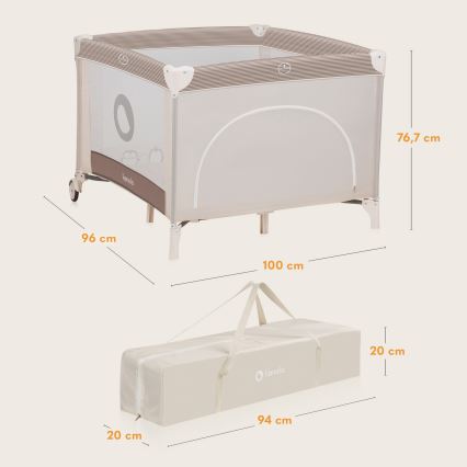 Lionelo - Speelbox BONNIE Beige Zand