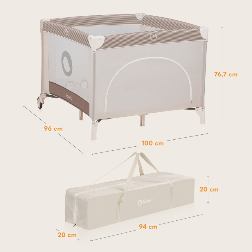 Lionelo - Speelbox BONNIE Beige Zand