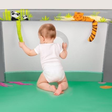 Lionelo - Speelbox MILLE PLUS Grijs-Groen